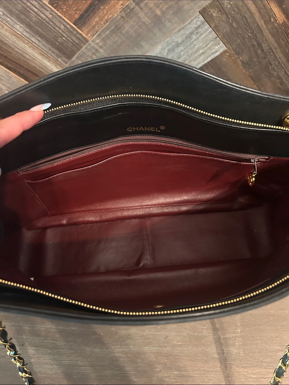 Vintage Chanel Quilted Lambskin Shoulder Bag - Picture 7 of 9
